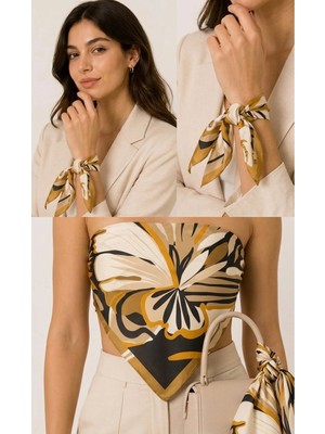 Sisley Flora Bandana/fular -2018-47*47
