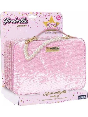 Girabrilla Işıltılı Bavul Makyaj Çantası TM-1057