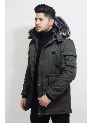 Stil Kombin King İçi Kürklü Kapşonlu Mont & Kaban