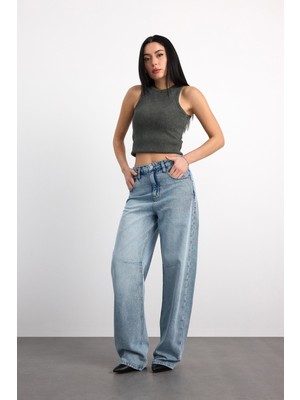 Vigoss Jeans Vigoss Actıon Straıght Kadın Pantolon 24301-73598
