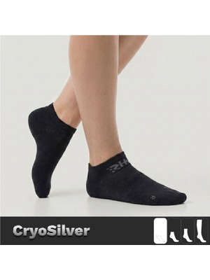 Rider Healthcare Cryo Silver + Bambu Patik Gümüş İplikli Çorap