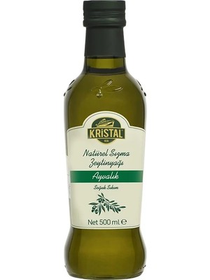 Kristal Ayvalık Natürel Sızma Zeytinyağı 500 ml Cam Şişe
