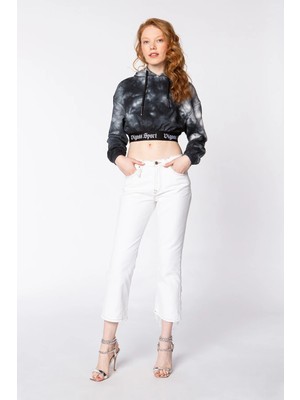 Vigoss Jeans VİGOSS SPORT KADIN KAPŞONLU SWEATSHIRT VS1140-30034