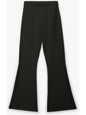 Koton Scuba Kumaş Slim Fit Ispanyol Paça Pantolon