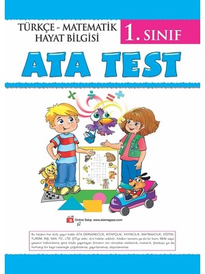Ata Yayıncılık 1. Sınıf Ata Test  (Çek Kopar)