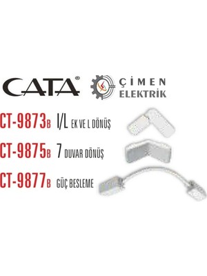 Pazarcan Cata Ct 9873 Magnetıc Ray Ek Parçası Beyaz