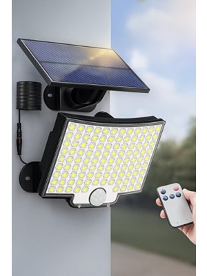 Empressco Enerjili LED Sensörlü Lamba, Uzaktan Kumandalı, 5 Metre Kablo
