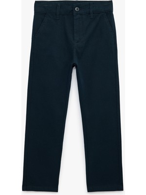 Koton Düğmeli Pamuklu Gabardin Chino Pantolon