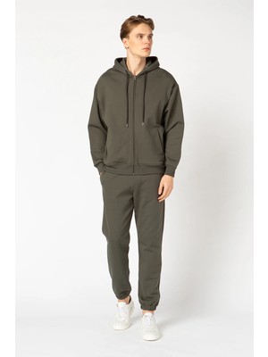 Vigoss Jeans VİGOSS UNISEX FERMUARLI KAPŞONLU SWEATSHIRT 62164-30034