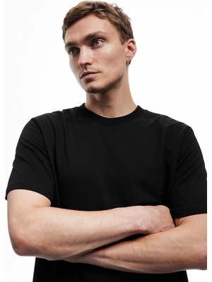 Koton Regular Fit Kısa Kollu Bisiklet Yaka Pamuklu Basic Tişört