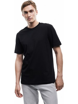 Koton Pamuklu Kısa Kollu Regular Fit Bisiklet Yaka Basic Tişört