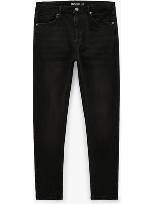 Koton Normal Bel Pamuklu Cepli Skinny Fit Jean Pantolon - Michael Jean