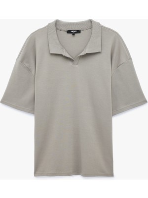 Koton Pamuklu Kısa Kollu Rahat Kalıp Polo Yaka Tişört