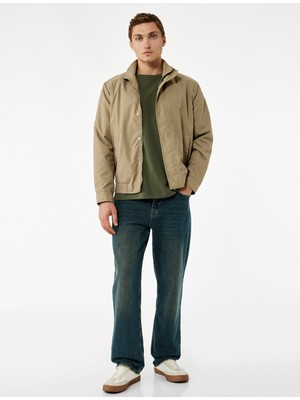 Koton Normal Bel Pamuklu Vintage Straight Fit Jean Pantolon