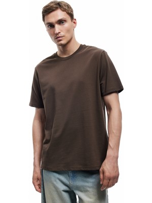 Koton Regular Fit Kısa Kollu Bisiklet Yaka Pamuklu Basic Tişört