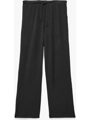 Koton Rahat Kalıp Geniş Paça Beli Bağcıklı Pantolon