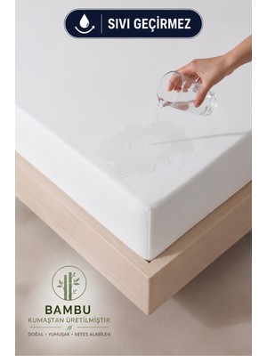 Formeya Bamboo Sleep Premium Bambu Kumaş Sıvı Geçirmez Fitted Alez – Nefes Alabilen Yatak Koruyucu Tek Çift Battal