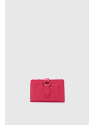 Shule Bags Kiki Çıtçıt Kapamalı Kadın Cüzdan Fuşya