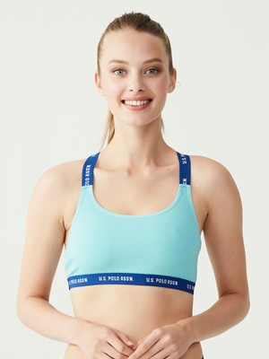 U.S. Polo Assn. 66117 Kadın Mint Çapraz Askılı Büstiyer