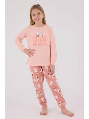 Rolypoly RP3708-2 Kız Çocuk Kışlık Ikili Pijama Takım