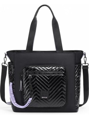 Smart Bags Parlak Kumaş Çapraz Askılı Kadın Omuz Çantası 3246