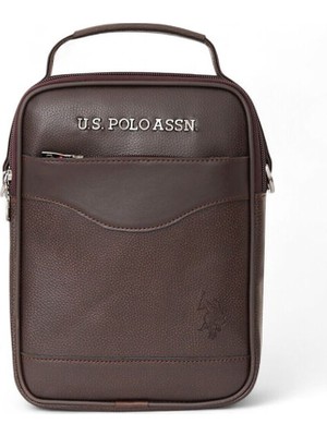U.S. Polo Assn. Logo Detaylı Erkek Postacı Çantası
