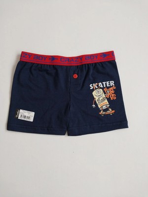 Tutku Erkek Çocuk Elastan Baskılı Boxer 6'lı Paket