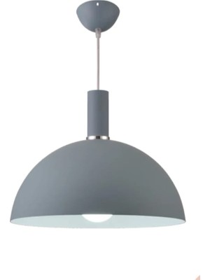 Rsylight Rys Retro Metal Gri Dekoratif Rustik Kafe Mutfak Sarkıt Avize Çap 30 cm