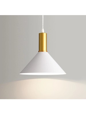 Rsylight Rys Retro Metal Beyaz Dekoratif Rustik Kafe Mutfak Sarkıt Avize Çap:30 cm