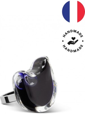 PYLONES Chat Nano Milk Black Cam Yüzük