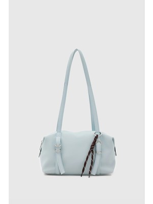 Shule Bags Gia Charmlı Oval Çanta Bebe  Mavi