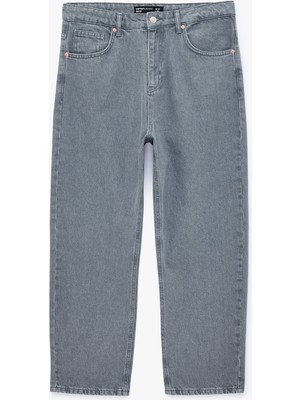 Koton Pamuklu Bol Normal Bel Oversize Baggy Jean Pantolon