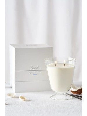 The White Company Seychelles Büyük Cam Kokulu Mum 1000 G