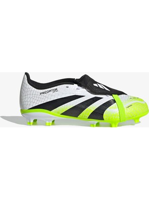 Adidas Predator League Fold Over Tongue Firm-Multi Ground Çocuk Beyaz Çim Saha Kramponu.-