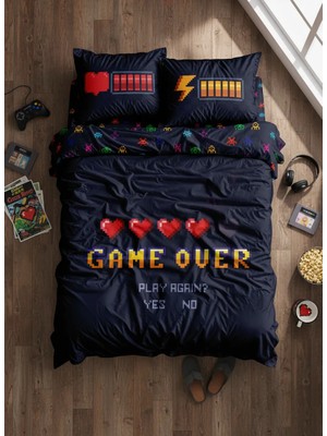 Helen George - Game Over Çift Kişilik Nevresim Takımı