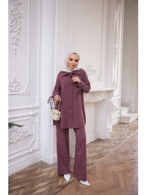 Bwest Keten Takım - Bordo