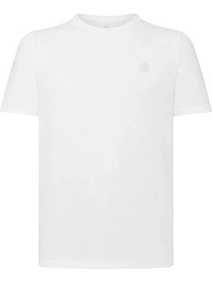 Lumberjack CT102 0 Yaka Erkek Tshirt - Kirik Beyaz