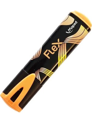 Maped Fluo Peps Black Flex Highlighter Turuncu