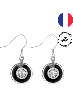 Pylones Kancalı Cam Küpe - D'oreilles Duo