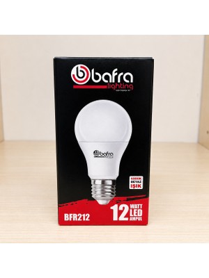 Bafra 12W LED Ampul 1080 Lümen 220V E27