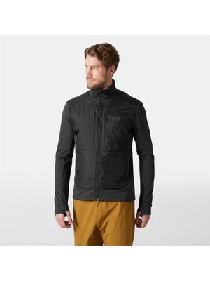 Helly Hansen Versalite Hybrid Fleece Erkek Siyah Dik Yaka Ceket