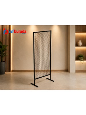 Rafburada Tel Pano Stand - Telli Aksesuar Çorap Standı, Tel Çorap Standı - 90x190