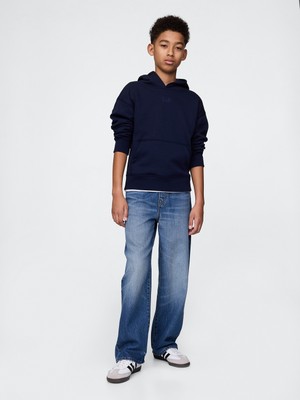 Gap Erkek Çocuk Mavi Ultrasoft Pull-On Baggy Jean Pantolon