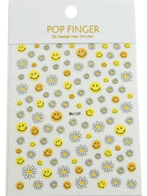 Papatya Emoji Tattoo Dövme Sticker