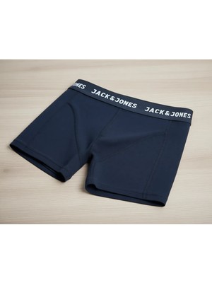 Jack & Jones JACK&JAONES Jacanthony Erkek 3 lü Paket Boxer Lacivert
