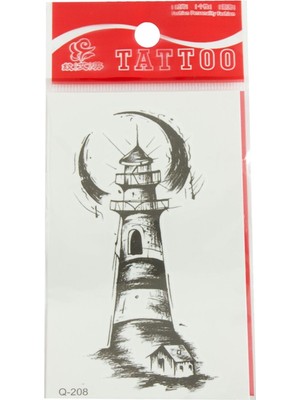Deniz Feneri Tattoo Dövme Sticker