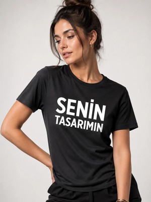 Sawk Kişiye Özel Baskılı 30/1 Kısa Kol T-Shirt Kendin Tasarla Yazılı Fotoğraflı Tasarımlı