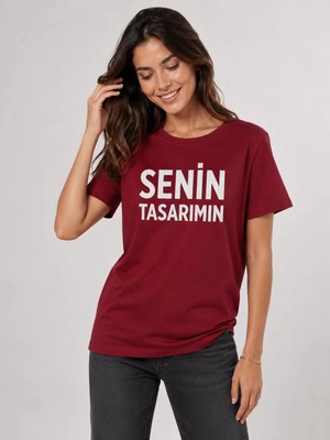 Sawk Kişiye Özel Baskılı 30/1 Kısa Kol T-Shirt Kendin Tasarla Yazılı Fotoğraflı Tasarımlı