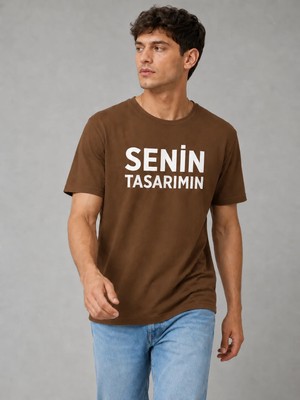 Sawk Kişiye Özel Baskılı 30/1 Kısa Kol T-Shirt Kendin Tasarla Yazılı Fotoğraflı Tasarımlı