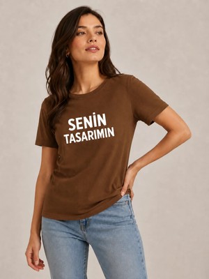 Sawk Kişiye Özel Baskılı 30/1 Kısa Kol T-Shirt Kendin Tasarla Yazılı Fotoğraflı Tasarımlı
